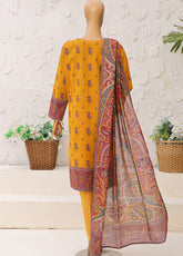 HZ Textiles Premium Printed Khaddar 3 Piece Unstitched Suit HZ25PPK PKP-1312